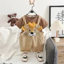 Conjunto de niño mono de leoncito